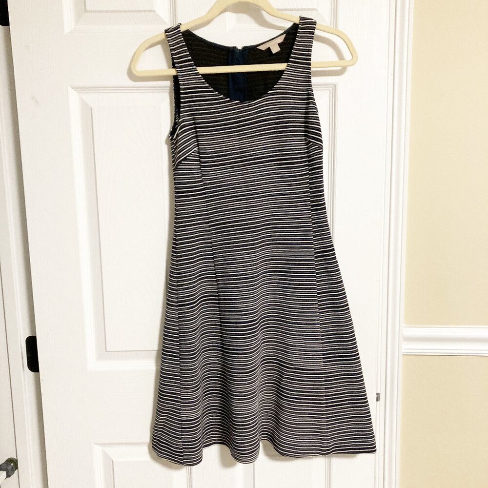 Banana Republic Striped Fit and Flare Sleeveless Dress Size 0
